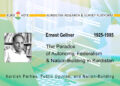Ernest Gellner – The Paradox of Autonomy, Federalism & Nation-Building in Kurdistan