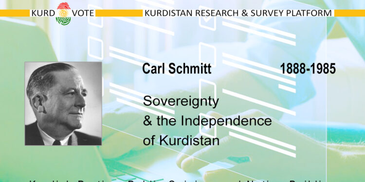 Carl Schmitt – Sovereignty, and the Independence of Kurdistan